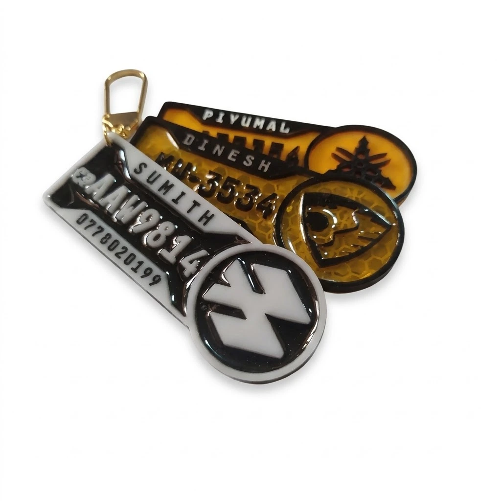 Personalized 3D Crystal Gel NEMO Key Tag