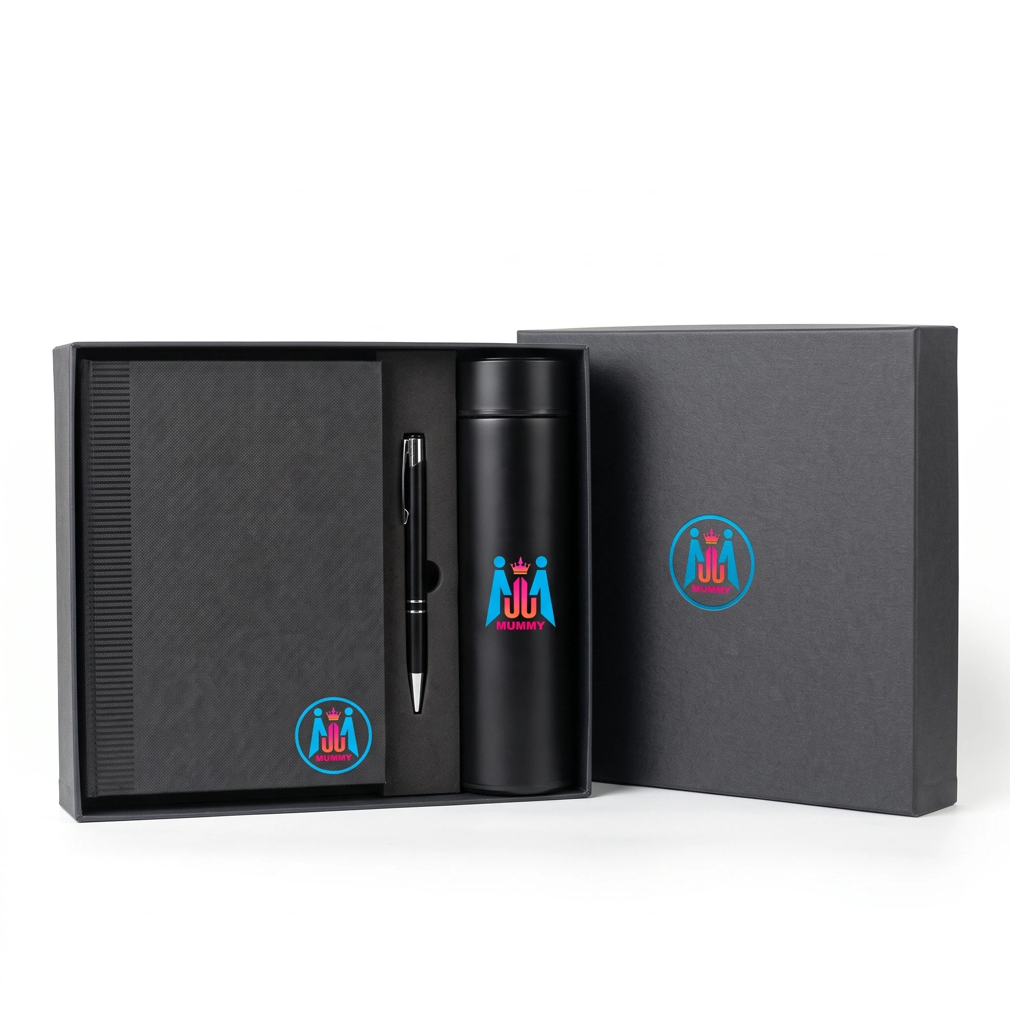 3 In 1 Customized gift Box (Pen / Botel / Not Book)