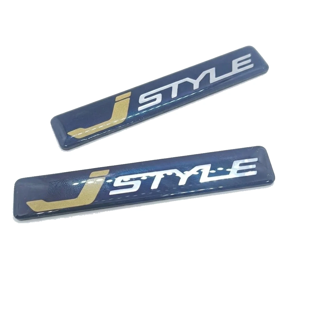 Acrylic J - Style Badge