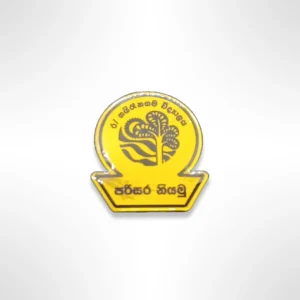 Gold Color Acrylic School Badge